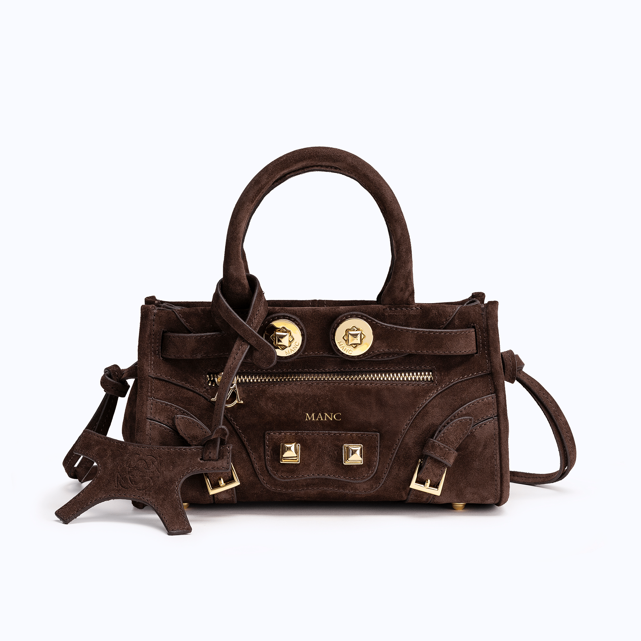 ZOUZOU NANO - DARK SUEDE BROWN - manc