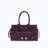 ZOUZOU - SUEDE AUBERGINE - manc